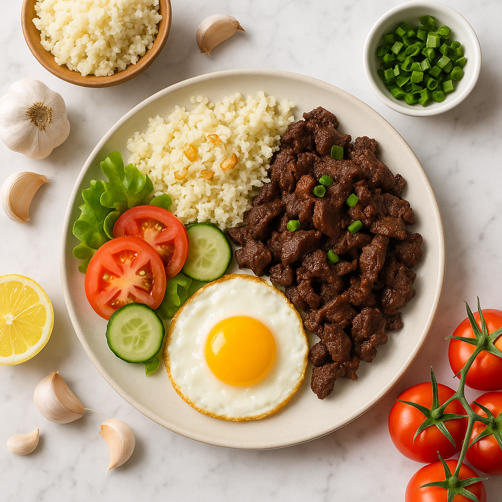 Beef Tapa Recipe: Tender and Savory Tapsilog with Cauliflower Garlic Rice