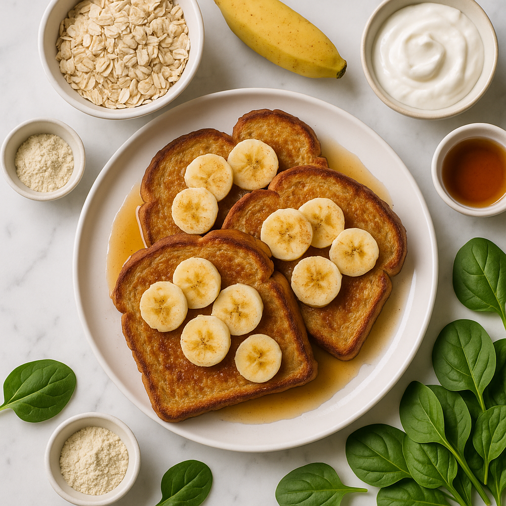 Easy Banana French Toast with Cinnamon (High-Protein, Wholesome)