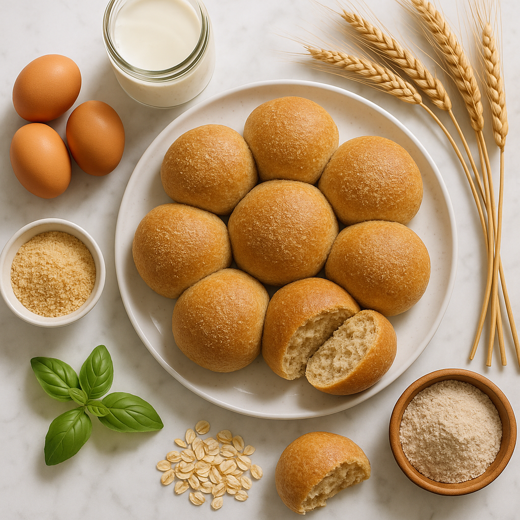 Soft Filipino Pandesal Recipe with Whole Wheat and High Protein Twist