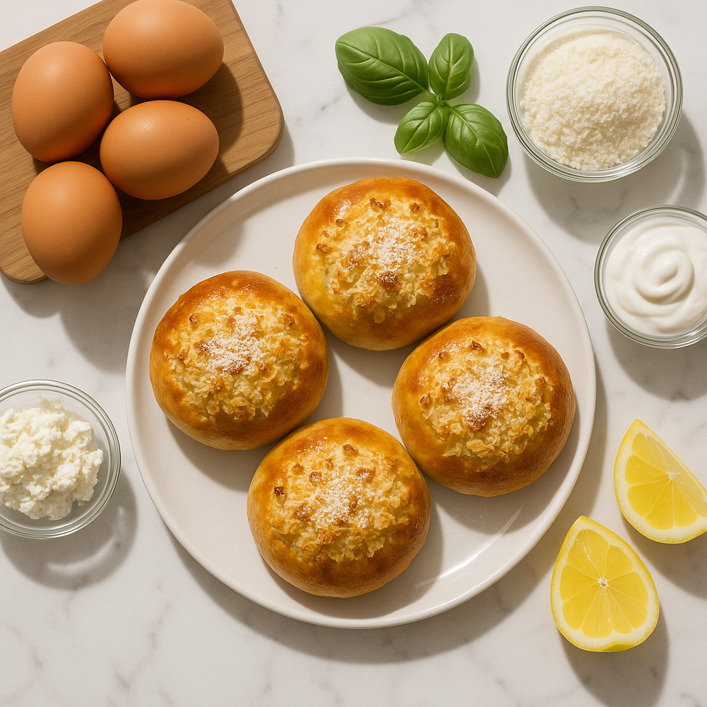 Pão de Deus Portuguese Sweet Bread Rolls Recipe (Lighter, High-Protein Version)
