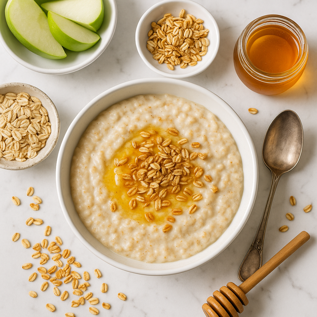 Scottish Porridge with Honey and Toasted Oats: A Traditional Recipe Made Healthier