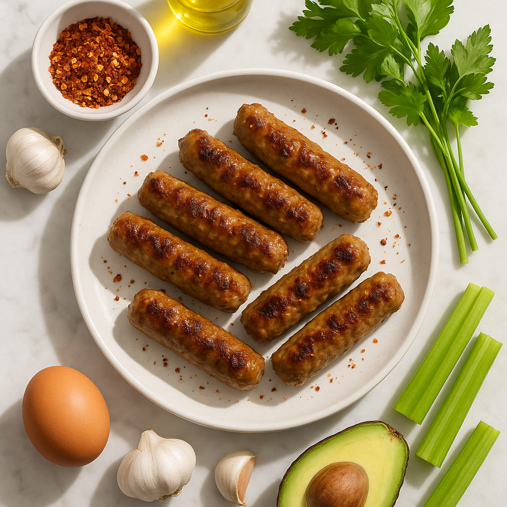Spicy Turkey Breakfast Sausage Links from Scratch