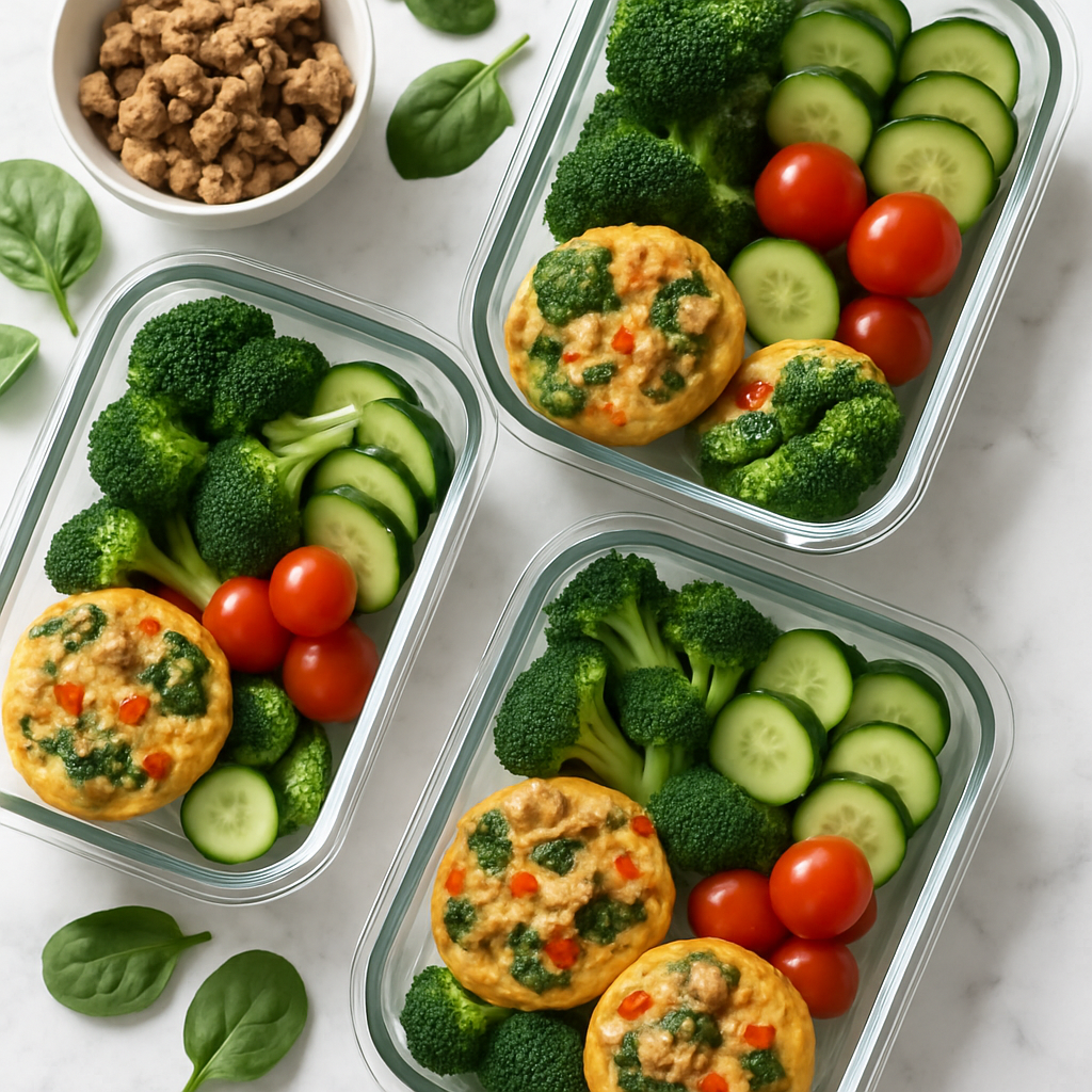 Turkey Sausage Egg Muffins Meal Prep (High Protein, Gluten Free)